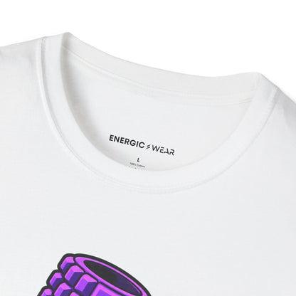 Graphic fitness T-shirt featuring the "The Foam Roller Knows My Secrets" design.