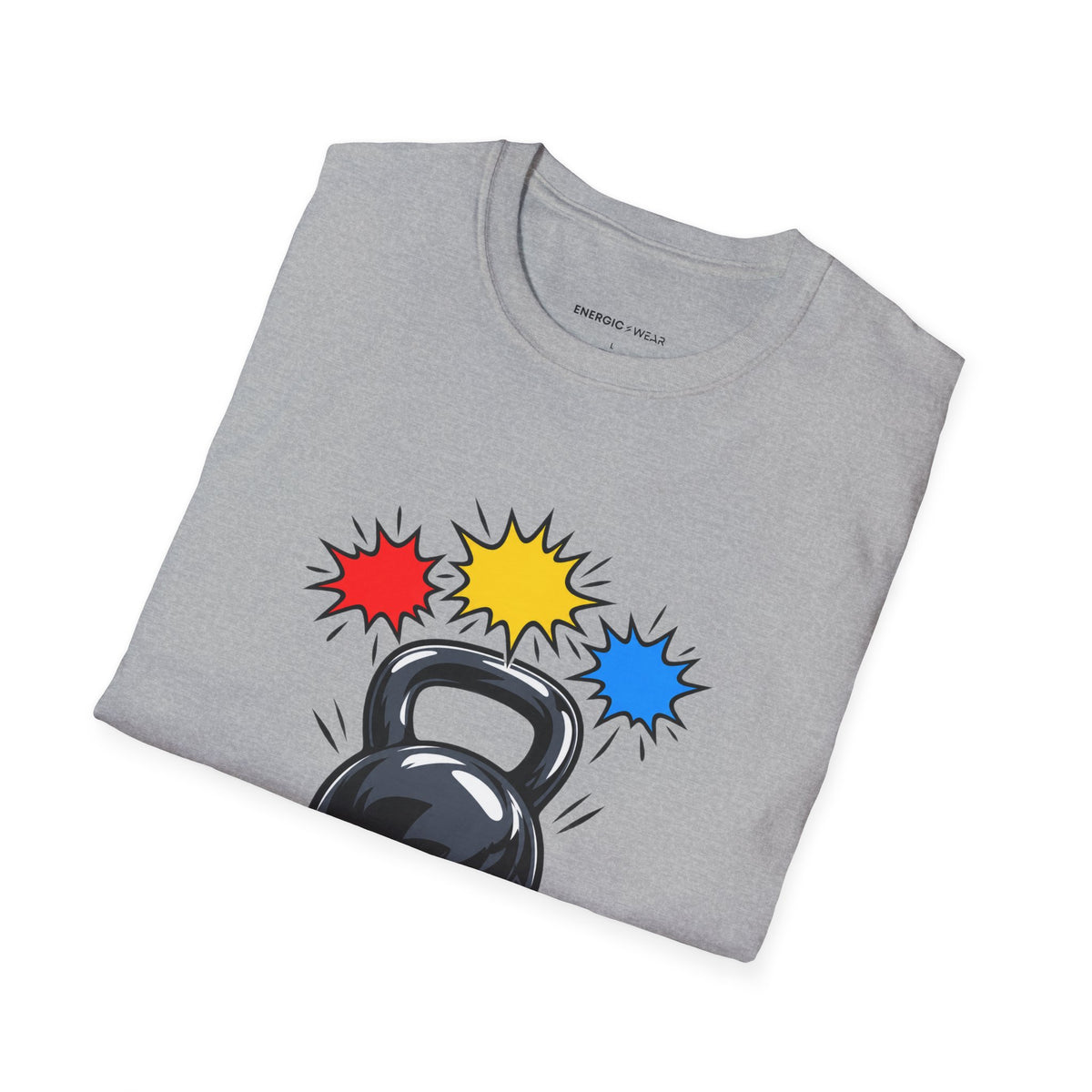 Graphic fitness T-shirt featuring the "I've Reached the Making-Noises Stage" design.