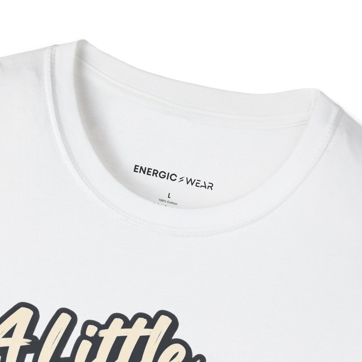 Graphic fitness T-shirt featuring the "A Little Braver Every Session" design.