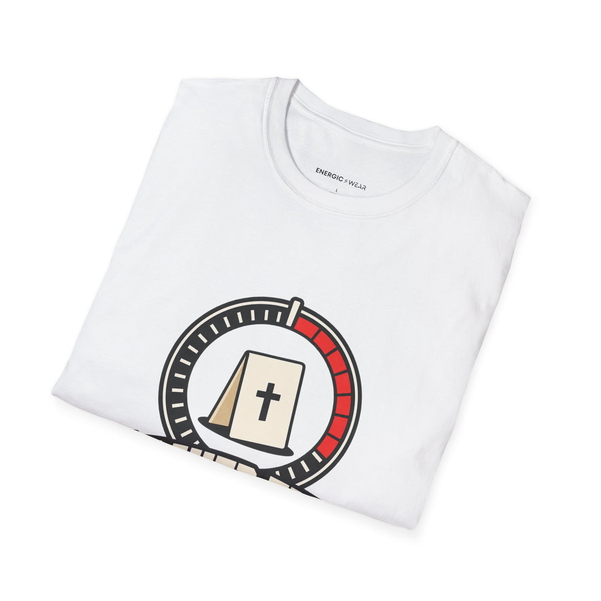 Graphic fitness T-shirt featuring the "Prayer Fits in the Rest Interval" design.