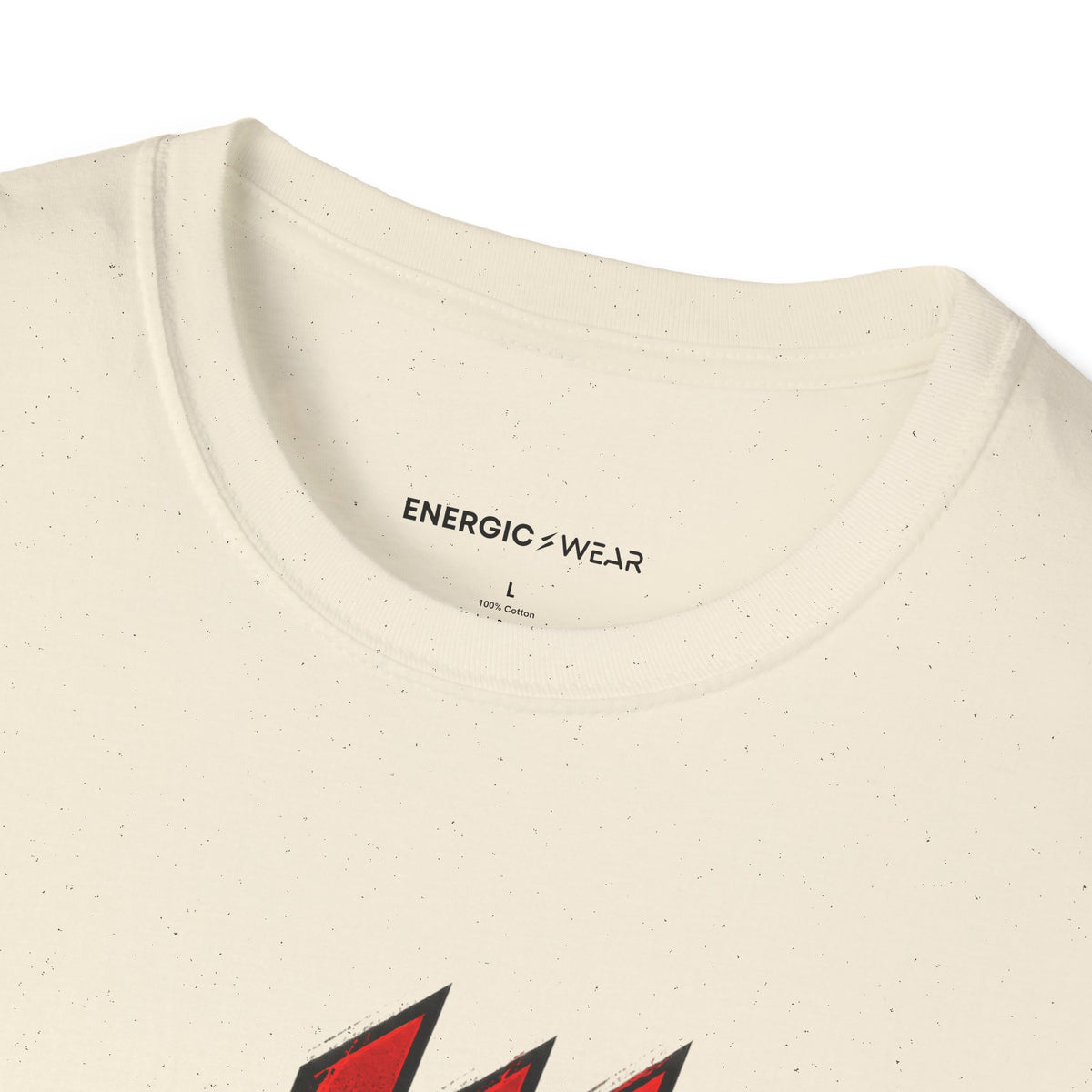 Graphic fitness T-shirt featuring the "My Tempo Has Teeth" design.