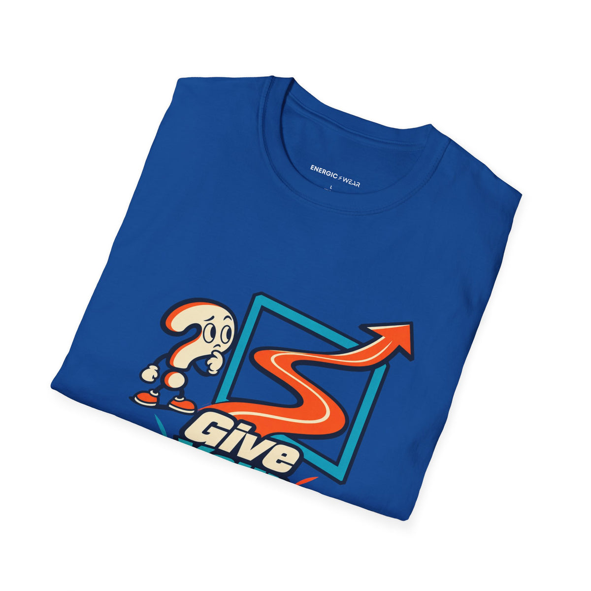 Graphic fitness T-shirt featuring the "Give Your Doubt a Demonstration" design.