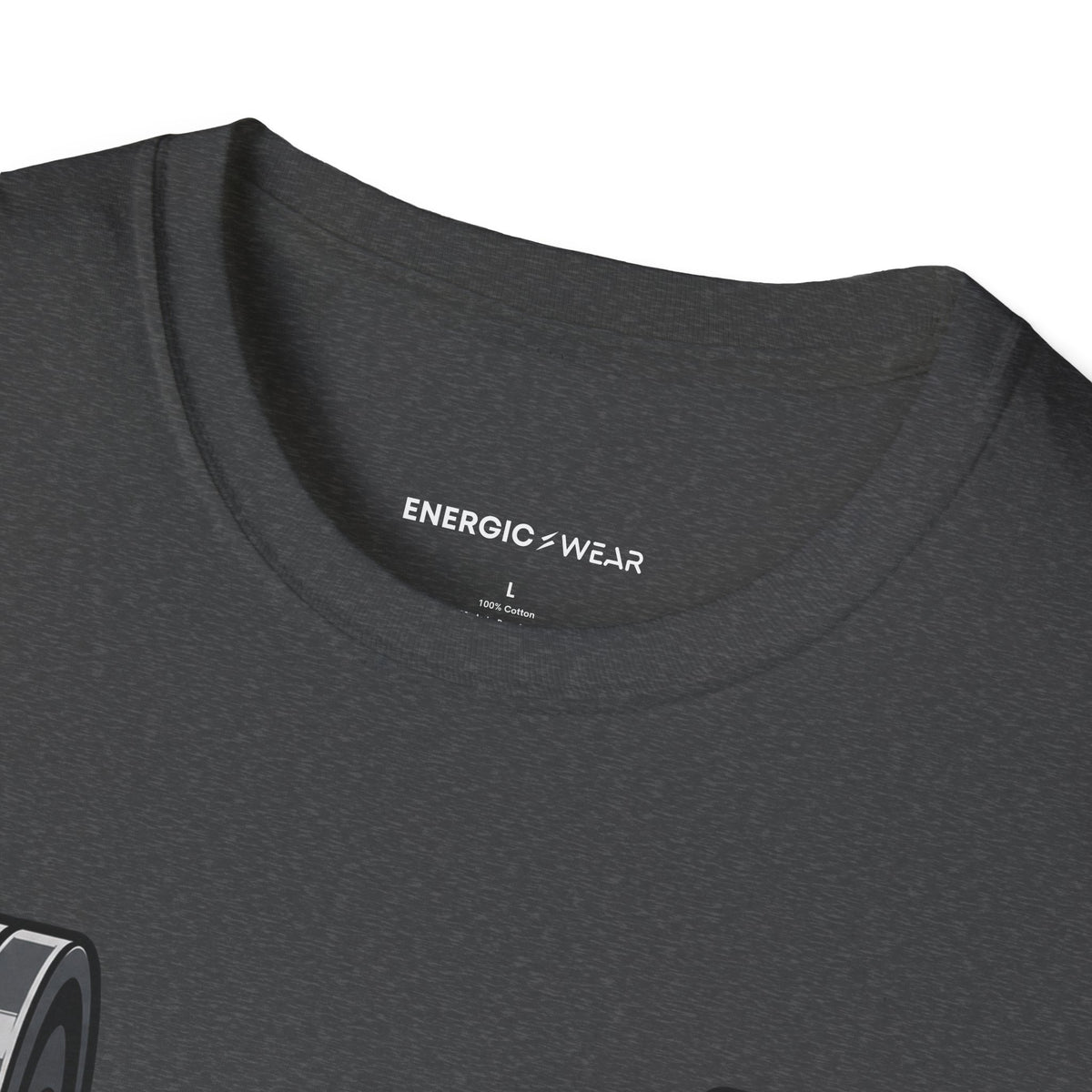 Graphic fitness T-shirt featuring the "The Pause Is Part of the Power" design.