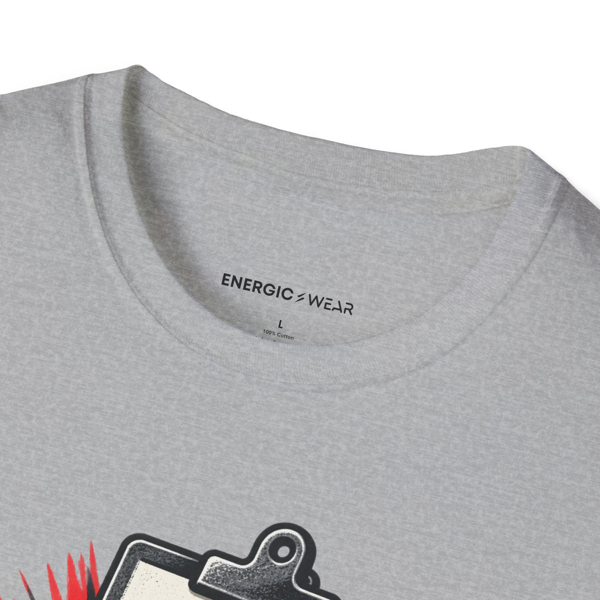 Graphic fitness T-shirt featuring the "My Session Leaves a Chalk Signature" design.