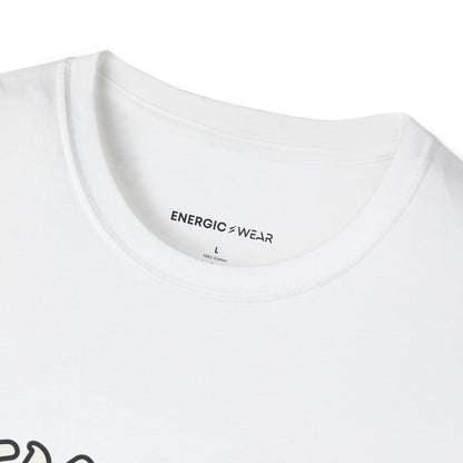 Graphic fitness T-shirt featuring the "I Make Room for the Next Woman" design.