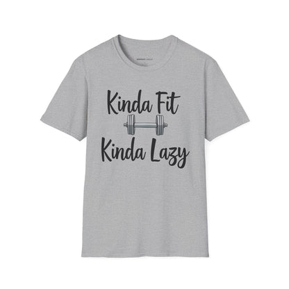 Kinda Fit Kinda Lazy! Funny Workout Shirt