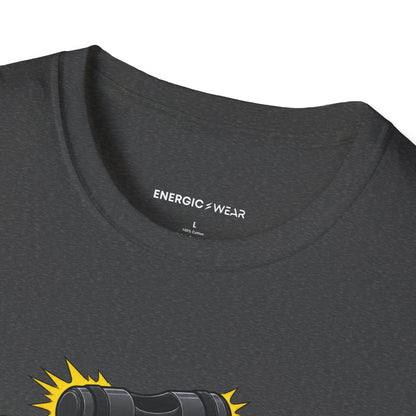 Graphic fitness T-shirt featuring the "The Hip-Thrust Setup Is Half the Workout" design.