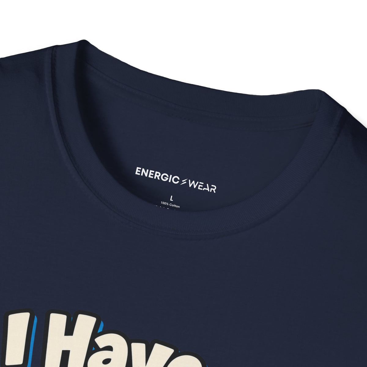 Graphic fitness T-shirt featuring the "I Have a Favorite Gym Floor Tile" design.