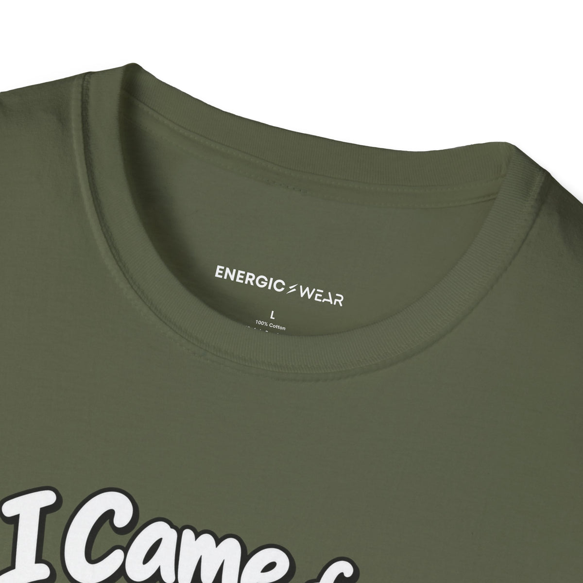 Graphic fitness T-shirt featuring the "I Came for Cardio and Joined a Conga Line" design.