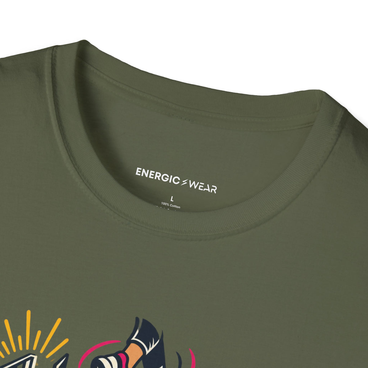 Graphic fitness T-shirt featuring the "Train for the Life You Want to Join" design.