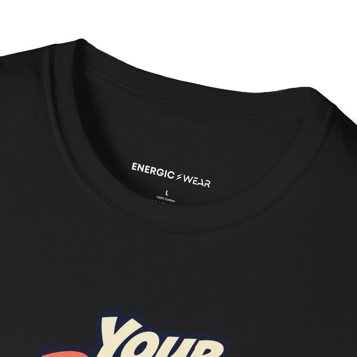 Graphic fitness T-shirt featuring the "Your Rhythm Can Start With One Step" design.