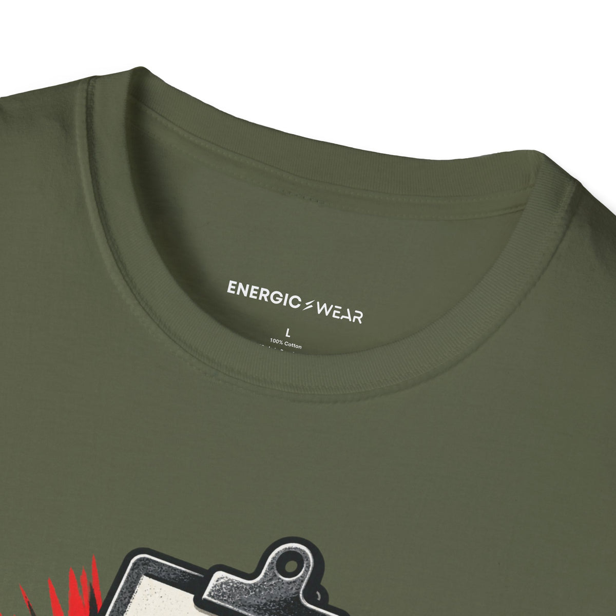 Graphic fitness T-shirt featuring the "My Session Leaves a Chalk Signature" design.