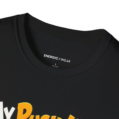 Graphic fitness T-shirt featuring the "My Push-Ups Have a Very Small Fan Club" design.