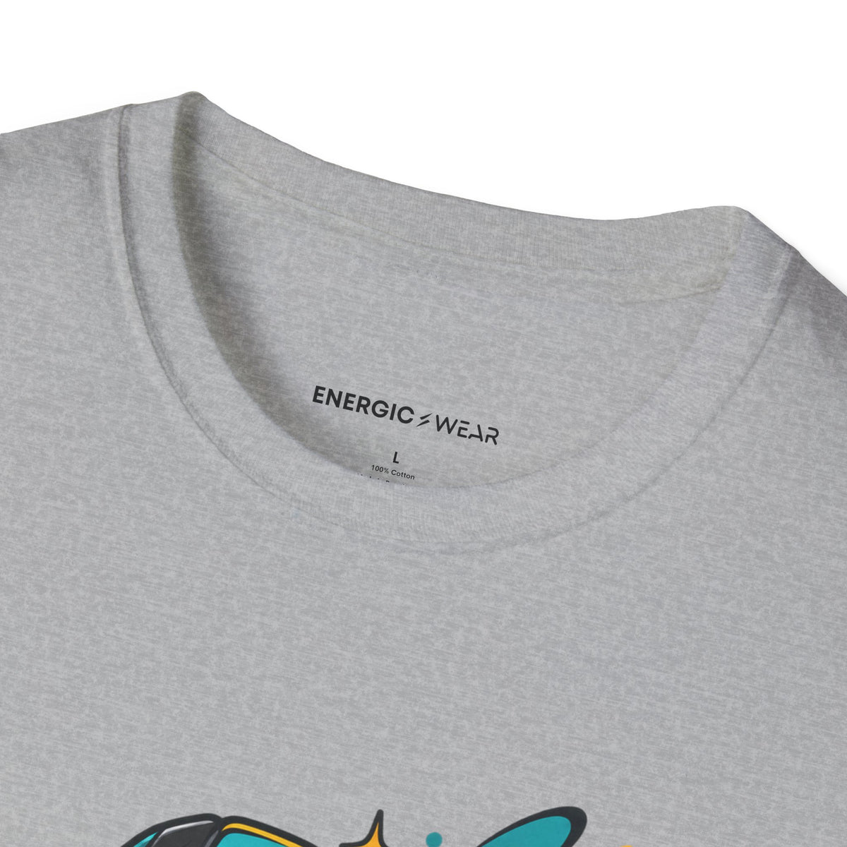 Graphic fitness T-shirt featuring the "Her Workout Doesn't Need a Before Photo" design.