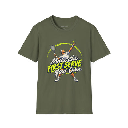 Make the First Serve Your Own T-Shirt