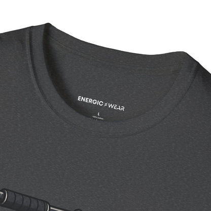 Graphic fitness T-shirt featuring the "My Pull-Up Bar Is Reviewing My Application" design.