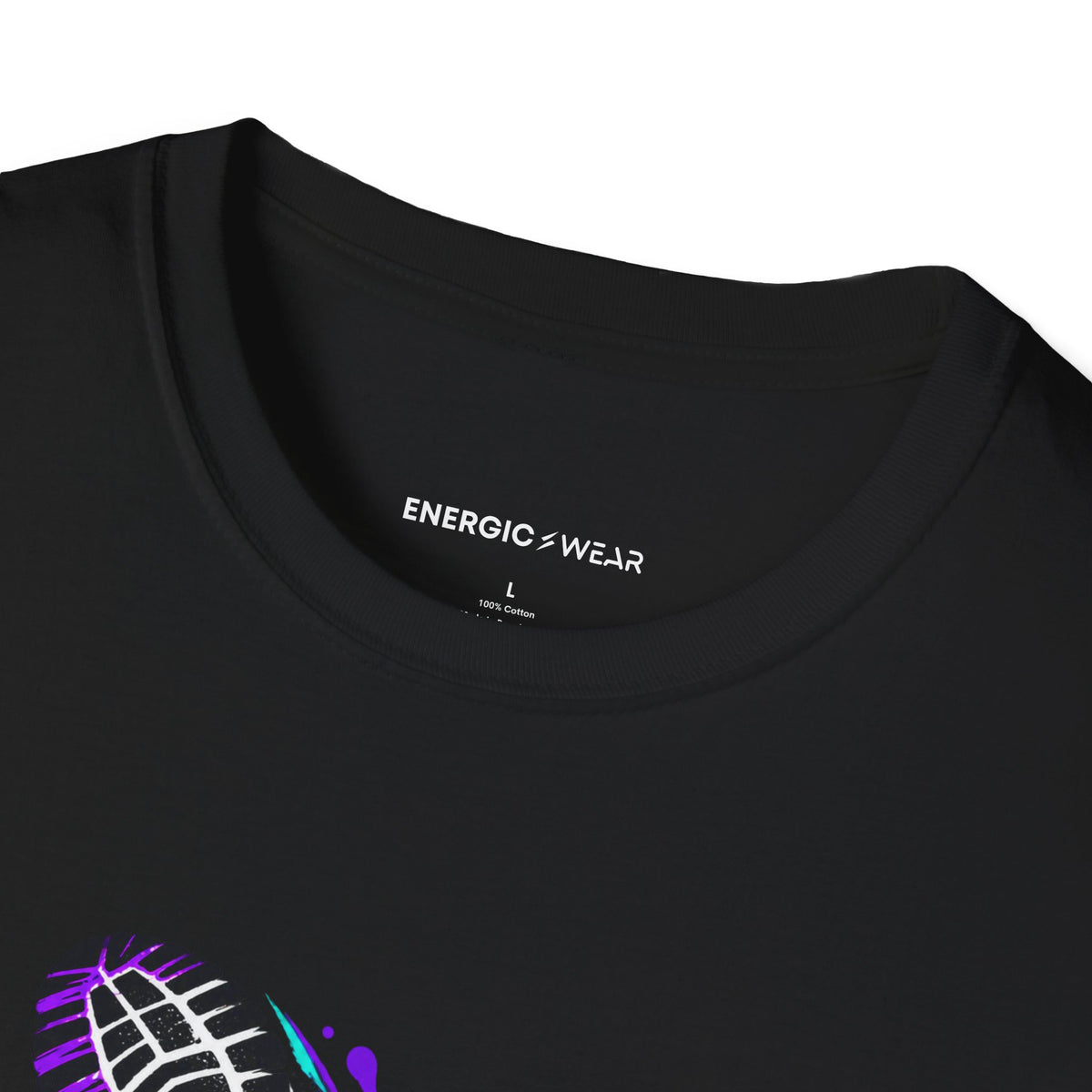 Graphic fitness T-shirt featuring the "No Apology in My Footwork" design.