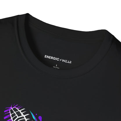 Graphic fitness T-shirt featuring the "No Apology in My Footwork" design.