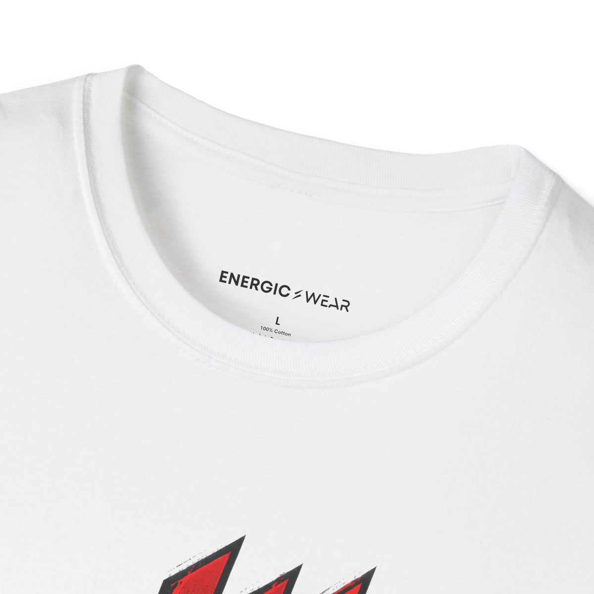 Graphic fitness T-shirt featuring the "My Tempo Has Teeth" design.