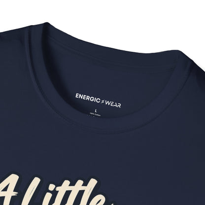 Graphic fitness T-shirt featuring the "A Little Braver Every Session" design.