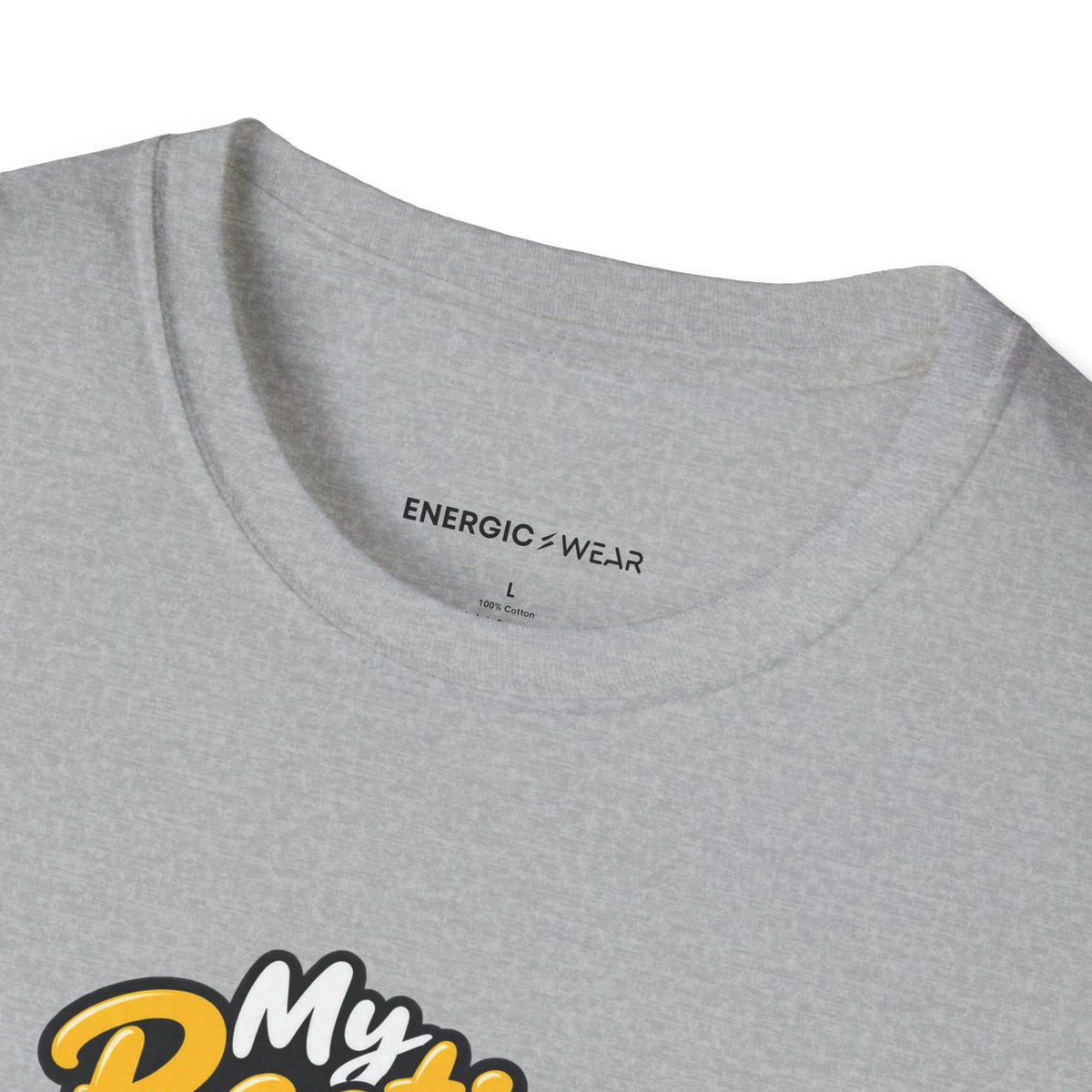 Graphic fitness T-shirt featuring the "My Resting Heart Rate Has a Work Email" design.