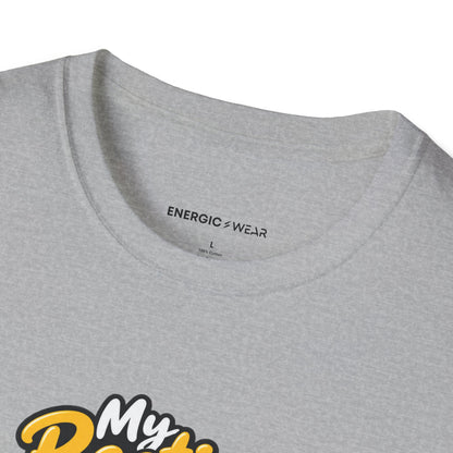 Graphic fitness T-shirt featuring the "My Resting Heart Rate Has a Work Email" design.