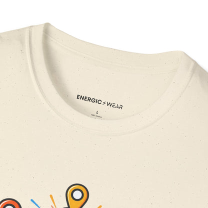 Graphic fitness T-shirt featuring the "My First Five Kilometers Are Personal" design.