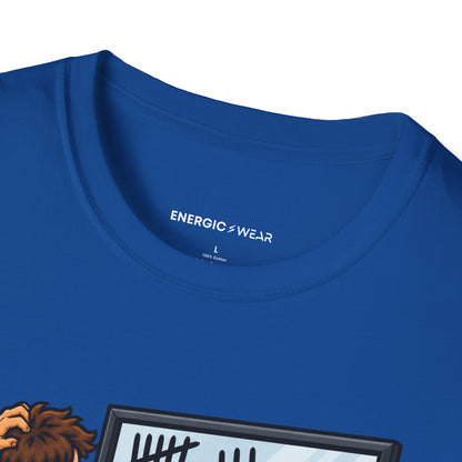 Graphic fitness T-shirt featuring the "The Mirror Caught Me Counting Wrong" design.