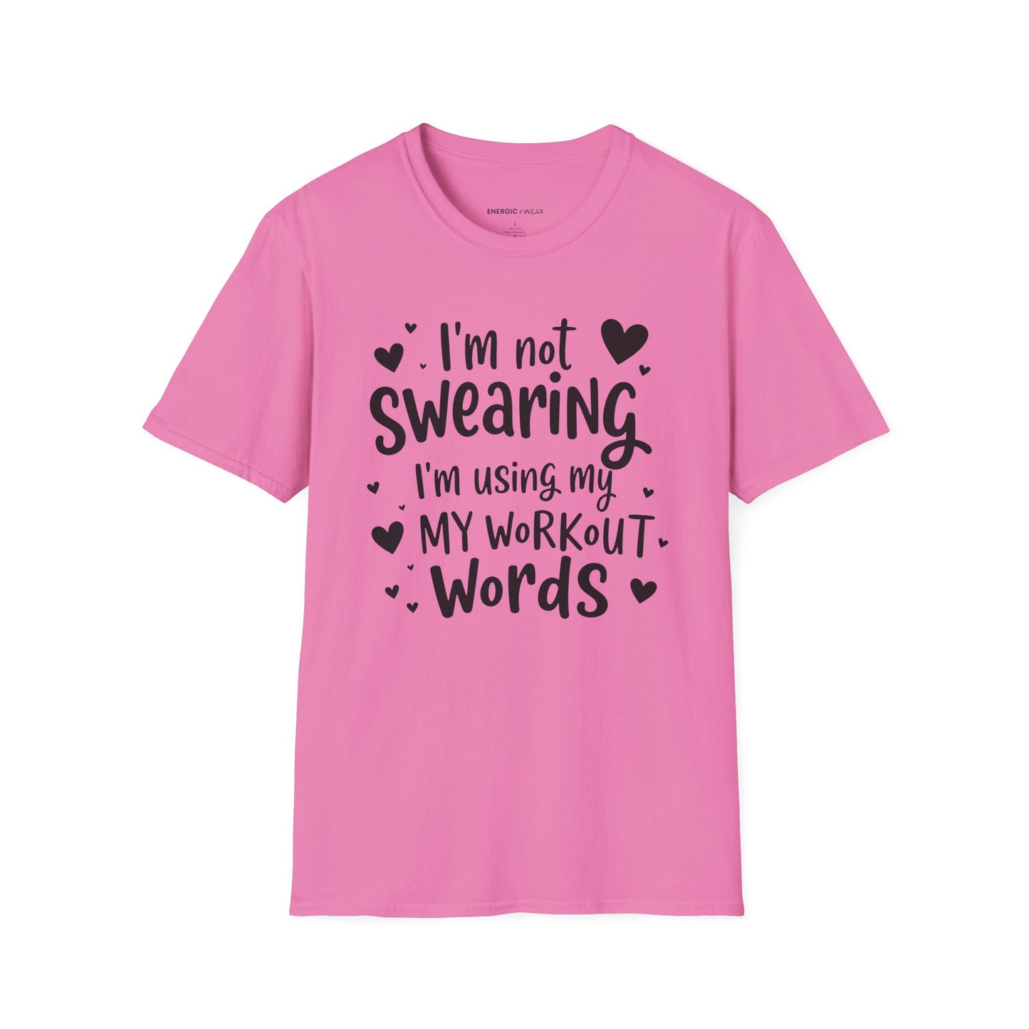 Im Not Swearing Im Using My Workout Words! Funny Fitness Tee