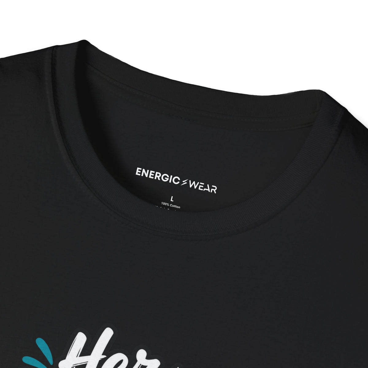Graphic fitness T-shirt featuring the "Her Gym Bag Goes Beside the Car Seat" design.