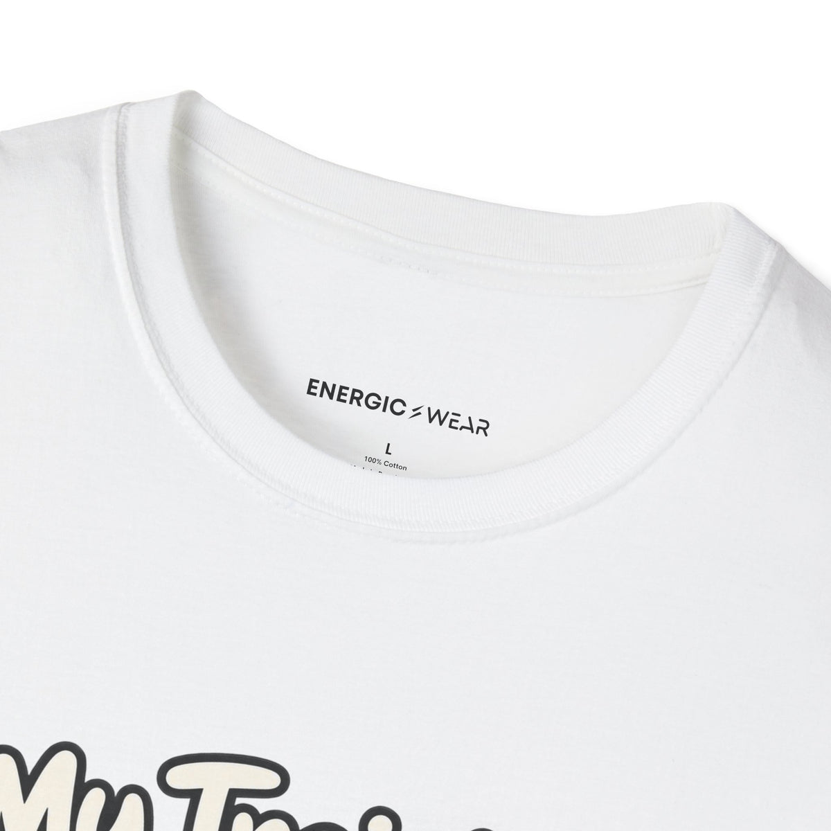 Graphic fitness T-shirt featuring the "My Training Buddy Stole the Last Strawberry" design.
