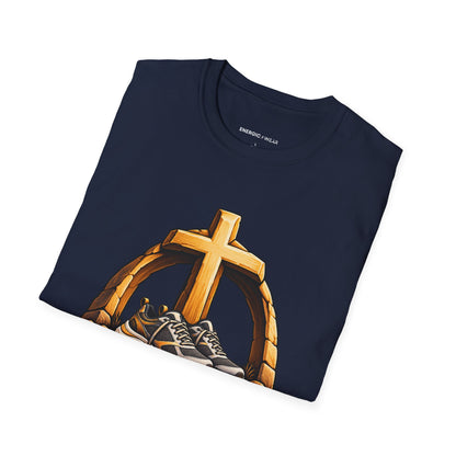 Graphic fitness T-shirt featuring the "My Rest Is an Act of Trust" design.