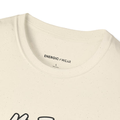 Graphic fitness T-shirt featuring the "My First Push-Up Has a Date with Me" design.