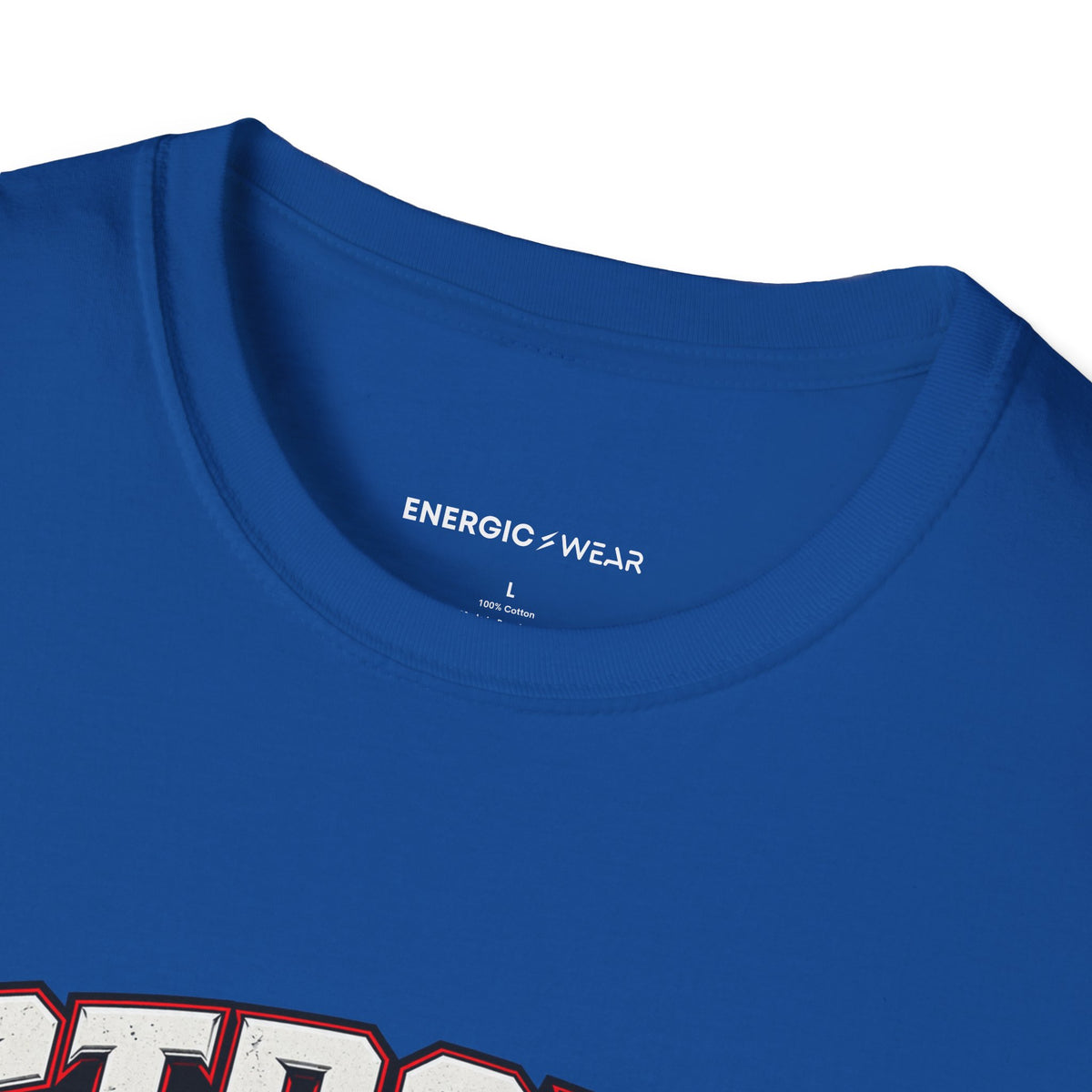 Graphic fitness T-shirt featuring the "Strong Through the Sticking Point" design.