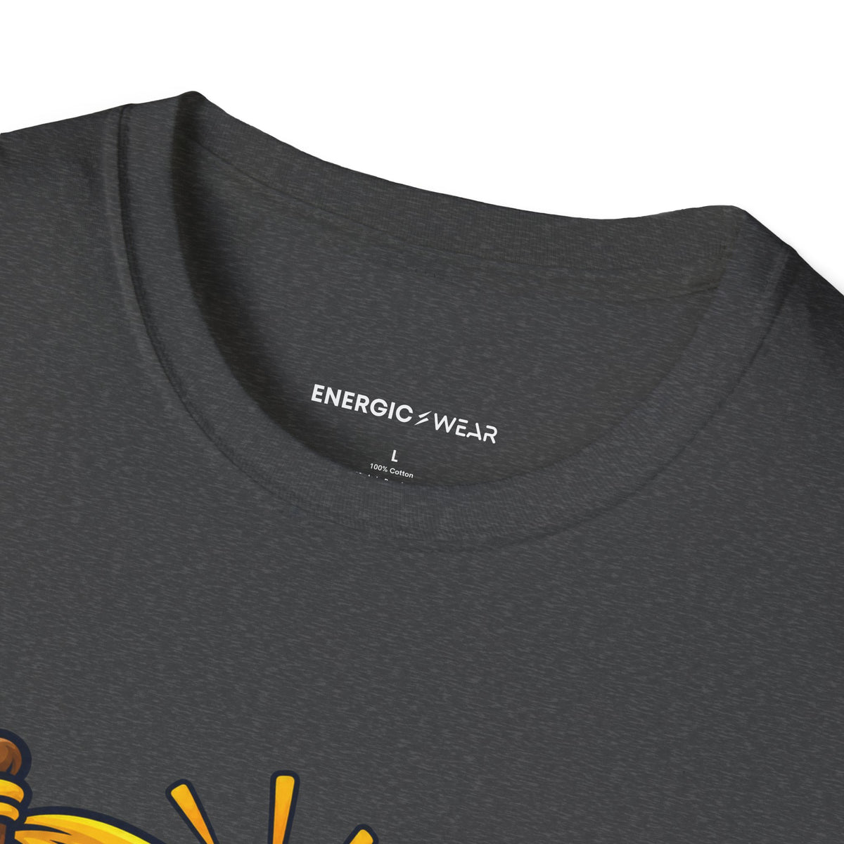 Graphic fitness T-shirt featuring the "I Get to Be Proud Before I'm Finished" design.