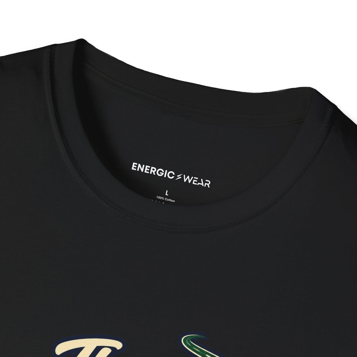 Graphic fitness T-shirt featuring the "The Long Run Starts at the Laces" design.