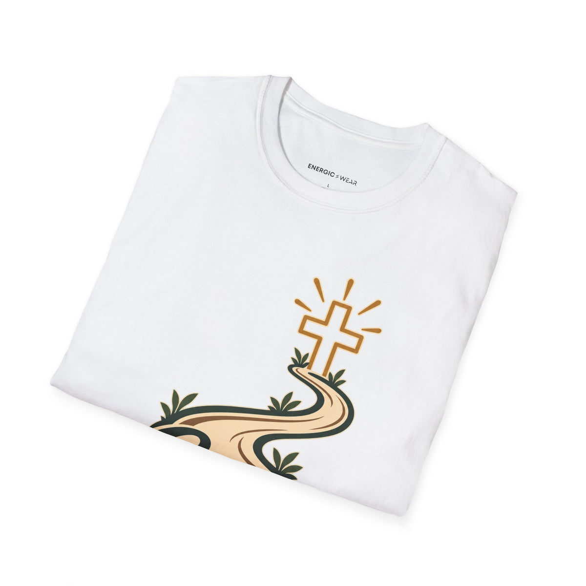 Graphic fitness T-shirt featuring the "Grace for the Learning Curve" design.