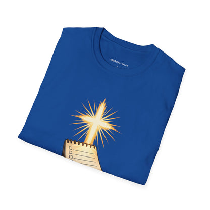 Graphic fitness T-shirt featuring the "Grace Is Welcome on My Off Days" design.