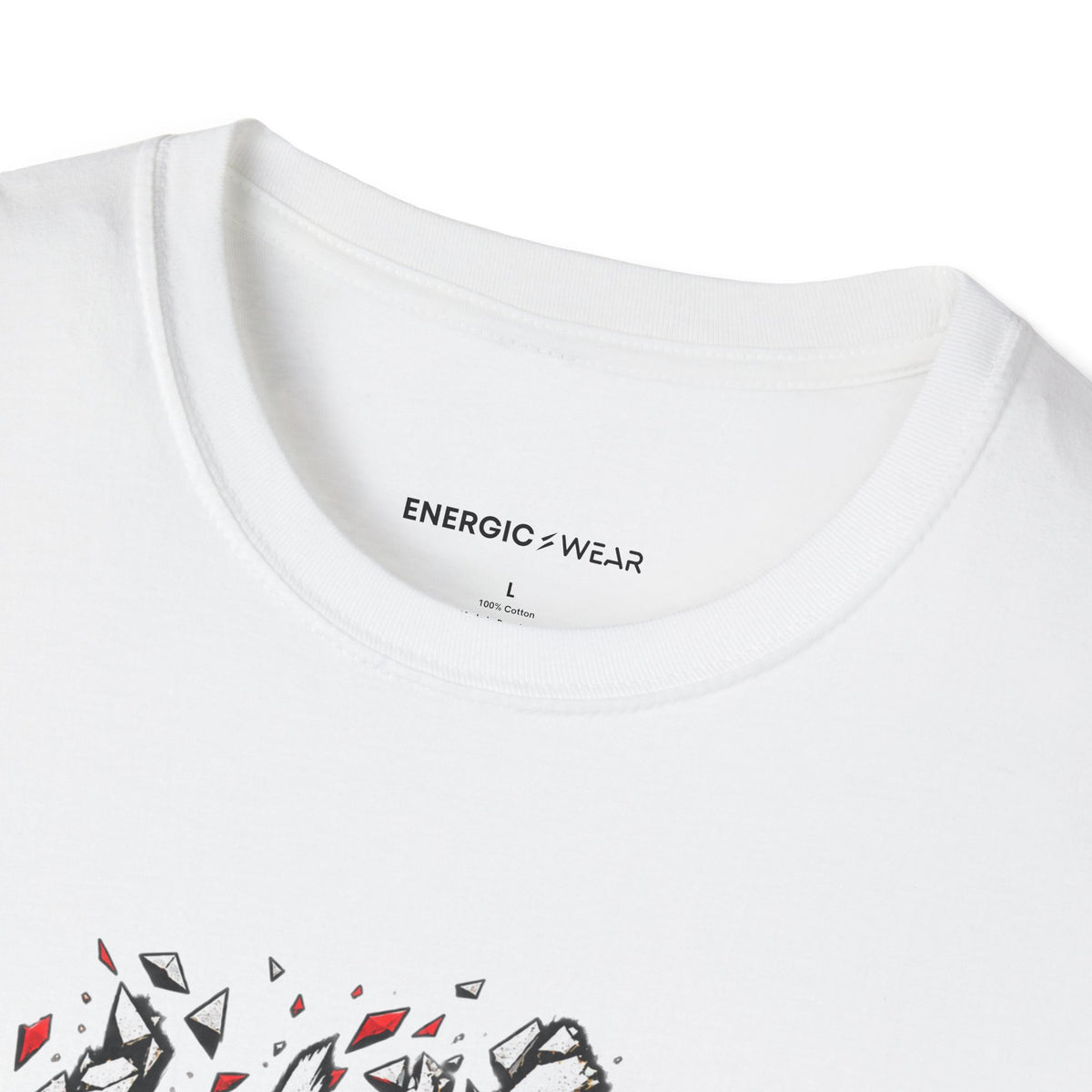 Graphic fitness T-shirt featuring the "Let Your Focus Finish the Sentence" design.