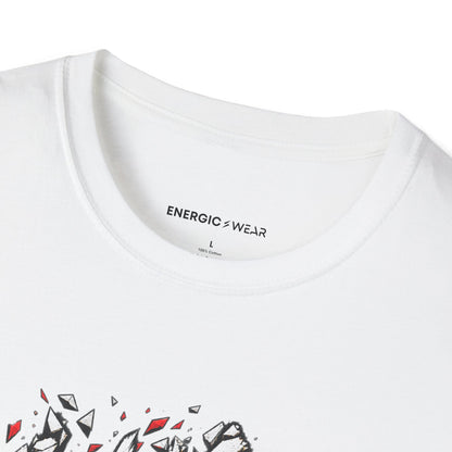 Graphic fitness T-shirt featuring the "Let Your Focus Finish the Sentence" design.