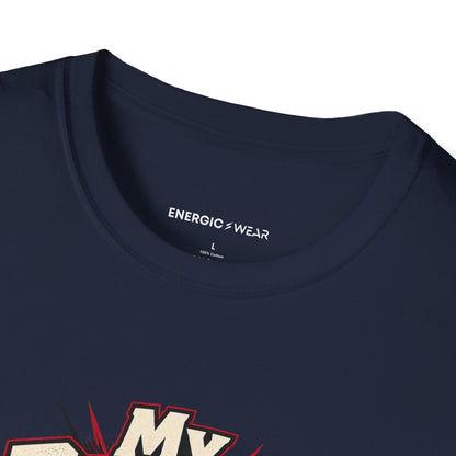 Graphic fitness T-shirt featuring the "My Press Has a Standing Appointment" design.