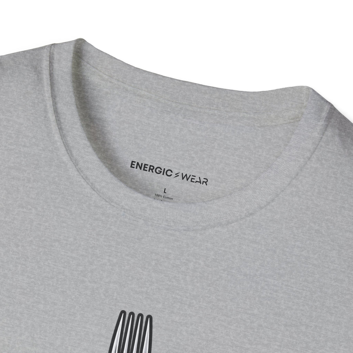 Graphic fitness T-shirt featuring the "Training Plan Bring a Fork" design.
