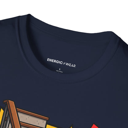 Graphic fitness T-shirt featuring the "The Stairs Have Filed a Complaint" design.