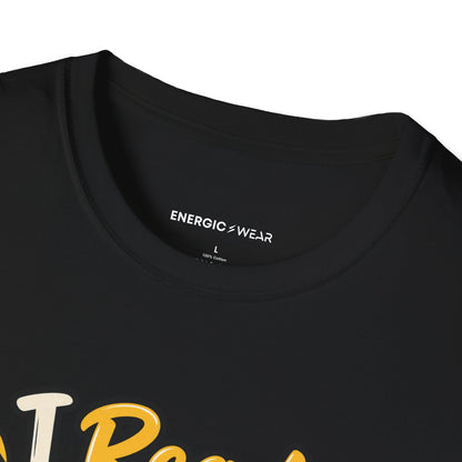 Graphic fitness T-shirt featuring the "I Read Recipes Like Training Programs" design.