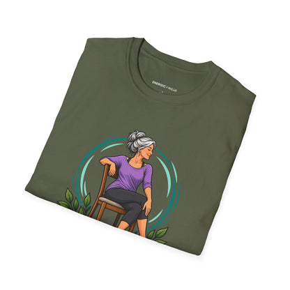 My Chair Yoga Break Has a Full-Body View T-Shirt