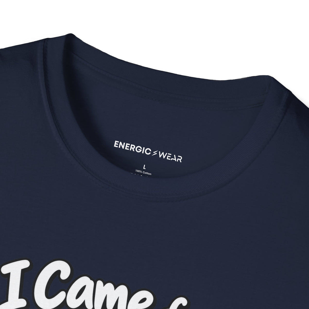 Graphic fitness T-shirt featuring the "I Came for Cardio and Joined a Conga Line" design.