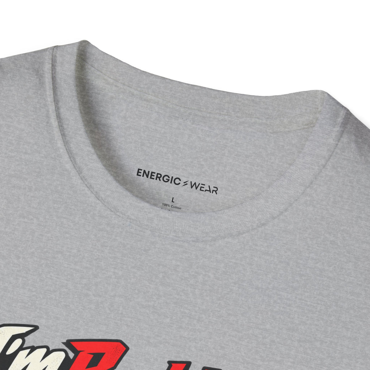 Graphic fitness T-shirt featuring the "I'm Building the Athlete I Used to Watch" design.
