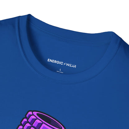 Graphic fitness T-shirt featuring the "The Foam Roller Knows My Secrets" design.