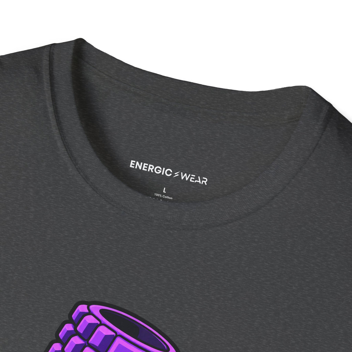 Graphic fitness T-shirt featuring the "The Foam Roller Knows My Secrets" design.