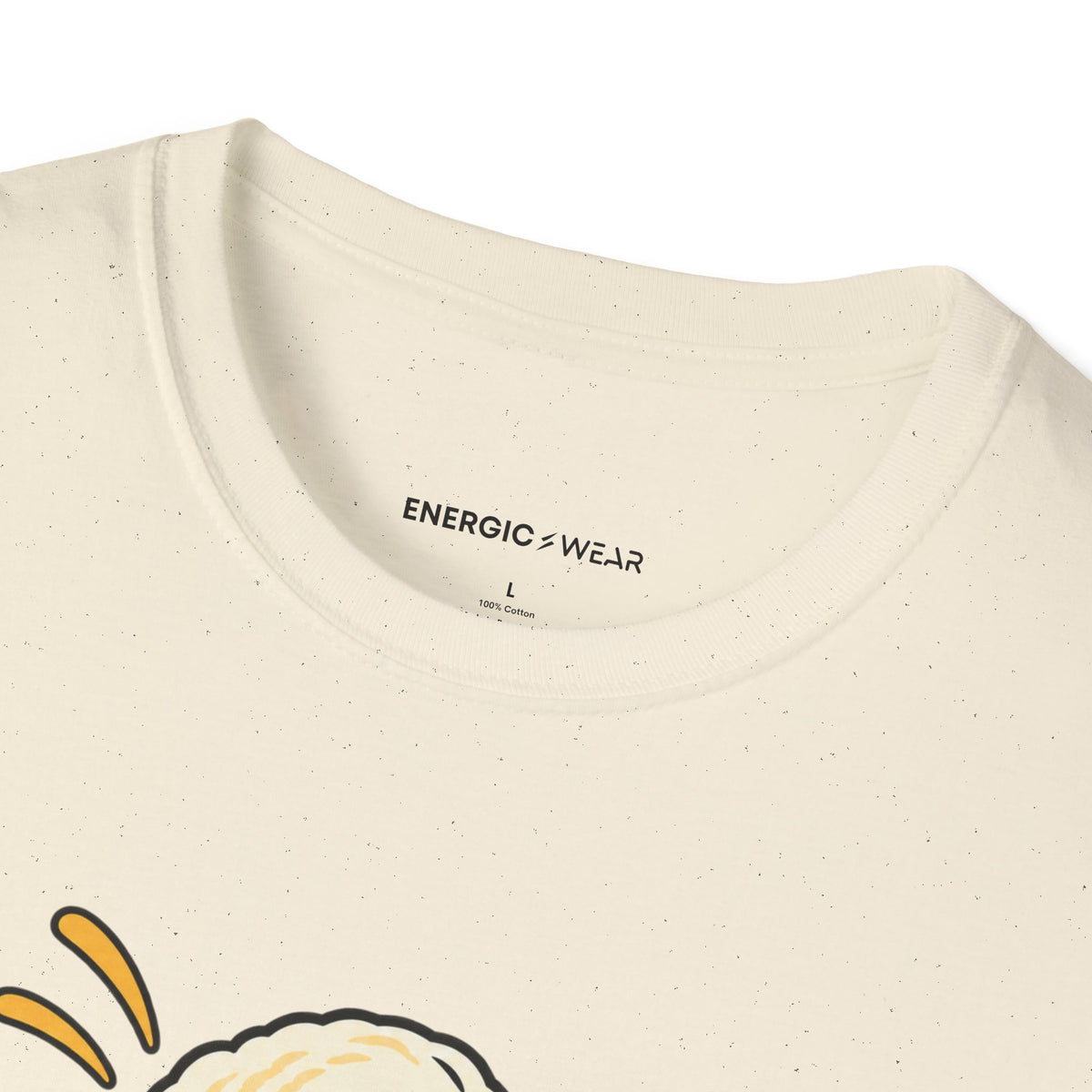 Graphic fitness T-shirt featuring the "The Last Scoop Deserves a Drumroll" design.